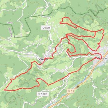 Itinéraire Sortie cyclo vanau VTT, distance, dénivelé, altitude, carte, profil, trace GPS