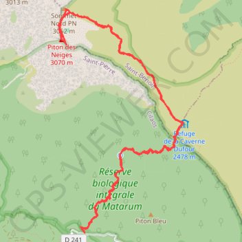 Itinéraire Piton des Neiges par le Bloc à la Réunion, distance, dénivelé, altitude, carte, profil, trace GPS