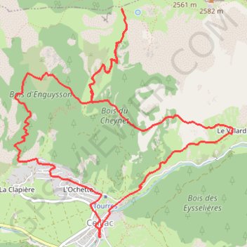 Itinéraire Col de Bramousse par le sentier des Aiguillettes, distance, dénivelé, altitude, carte, profil, trace GPS