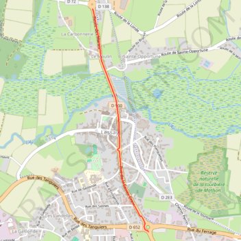 Itinéraire circuit lessay-23500740, distance, dénivelé, altitude, carte, profil, trace GPS