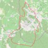 Itinéraire Vers Rochegude, distance, dénivelé, altitude, carte, profil, trace GPS