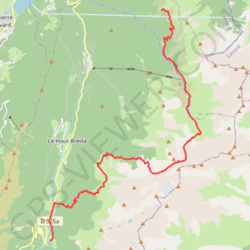 Itinéraire Belledonne Trail J3, distance, dénivelé, altitude, carte, profil, trace GPS