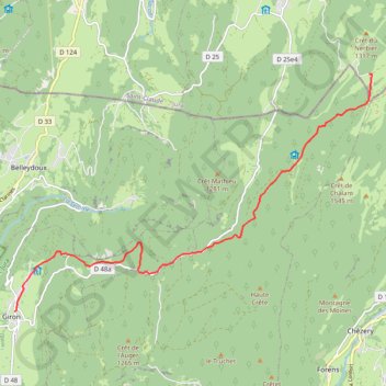 Itinéraire Rando des 3 régions, distance, dénivelé, altitude, carte, profil, trace GPS