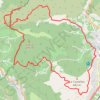 Itinéraire CUERS - VALCROS par le veys du pas de TRUEBIS, distance, dénivelé, altitude, carte, profil, trace GPS