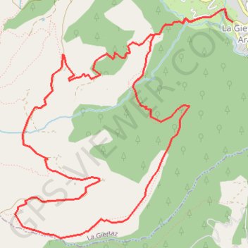 Itinéraire Chalet du Curé (départ La Giettaz), distance, dénivelé, altitude, carte, profil, trace GPS