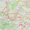 Itinéraire Sentier des Coteaux : Suresnes - Bagneux (PR8), distance, dénivelé, altitude, carte, profil, trace GPS