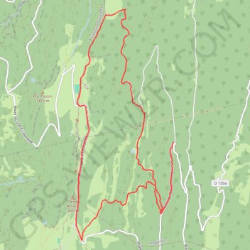 Itinéraire Croix du Colombier, distance, dénivelé, altitude, carte, profil, trace GPS