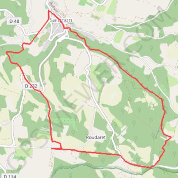 Itinéraire Circuit Saignon Plateau des claparèdes, distance, dénivelé, altitude, carte, profil, trace GPS
