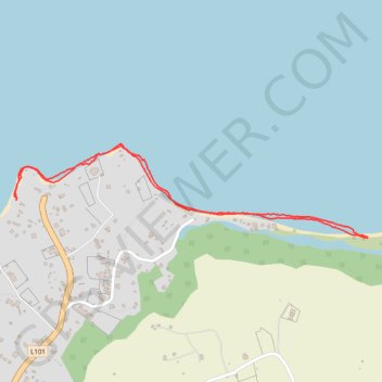 Itinéraire Balade au cap Estérias, distance, dénivelé, altitude, carte, profil, trace GPS