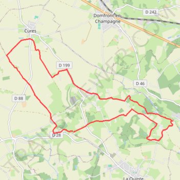Itinéraire Grand tour de Cures 15.5 km, distance, dénivelé, altitude, carte, profil, trace GPS