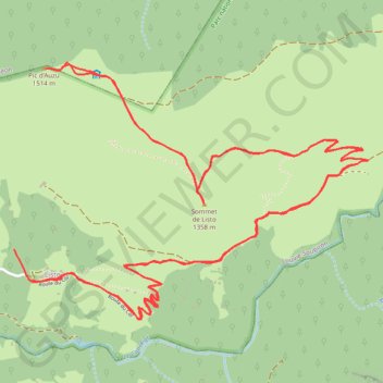 Itinéraire 6555023a21954c551d5c96bf, distance, dénivelé, altitude, carte, profil, trace GPS