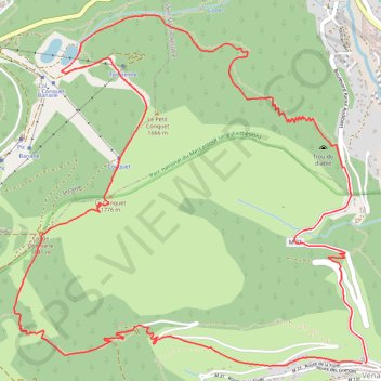 Itinéraire Circuit du Conquet, distance, dénivelé, altitude, carte, profil, trace GPS