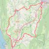 Itinéraire Chambotte - Albanais - Bauges, distance, dénivelé, altitude, carte, profil, trace GPS