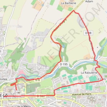 Itinéraire TM2026 CLM STLO 7,57 / 112M-23279677, distance, dénivelé, altitude, carte, profil, trace GPS