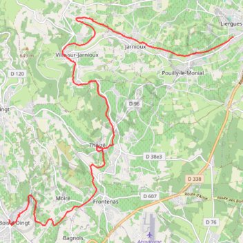 Itinéraire Chemin du Tacot, distance, dénivelé, altitude, carte, profil, trace GPS
