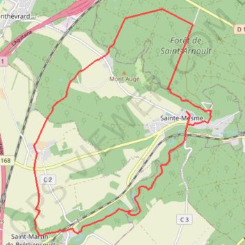 Itinéraire Randonnée Source de l'orge, distance, dénivelé, altitude, carte, profil, trace GPS