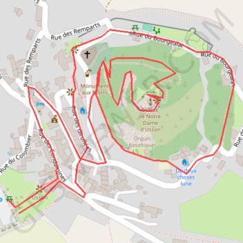 Itinéraire 5 Le Sentier de la Reine Margot, distance, dénivelé, altitude, carte, profil, trace GPS