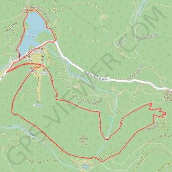 Itinéraire Lac du lispach et rouges feignes, distance, dénivelé, altitude, carte, profil, trace GPS