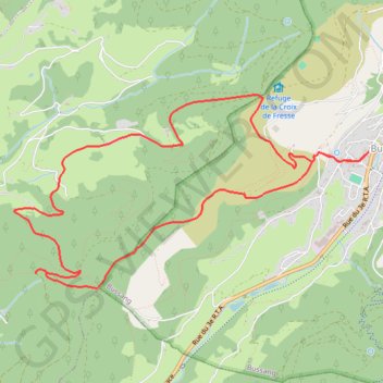 Itinéraire Circuit de la Borne des 3 communes - Bussang, distance, dénivelé, altitude, carte, profil, trace GPS