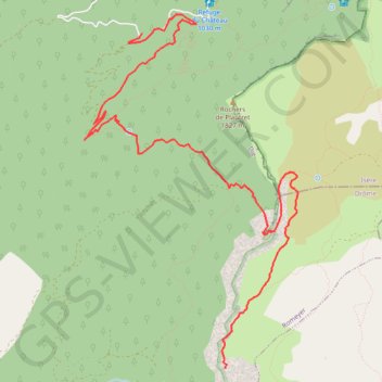 Itinéraire Vire des Heures (montée), distance, dénivelé, altitude, carte, profil, trace GPS