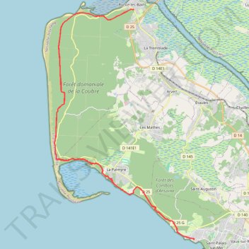 Itinéraire 2025-11-04-13-54-24, distance, dénivelé, altitude, carte, profil, trace GPS