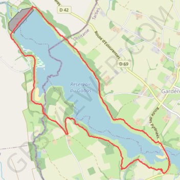 Itinéraire Lac de Gabas - Luquet, distance, dénivelé, altitude, carte, profil, trace GPS