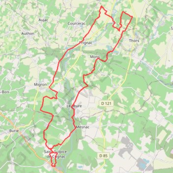 Itinéraire 201208142320, distance, dénivelé, altitude, carte, profil, trace GPS