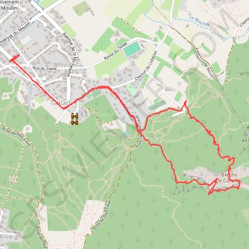Itinéraire Col du Castellas par Badarel, distance, dénivelé, altitude, carte, profil, trace GPS