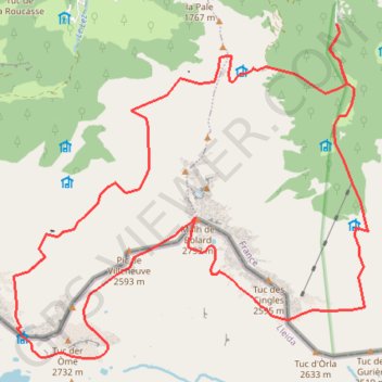Itinéraire Mail de Bulard, distance, dénivelé, altitude, carte, profil, trace GPS