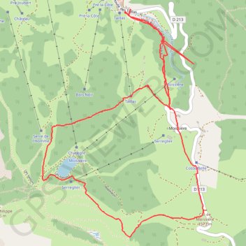 Itinéraire Ancelle - Col de Moissière, distance, dénivelé, altitude, carte, profil, trace GPS