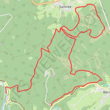 Itinéraire oufti trail boucle, distance, dénivelé, altitude, carte, profil, trace GPS