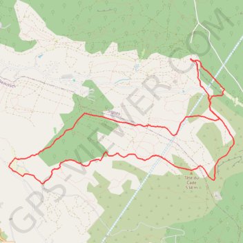 Itinéraire Quatre Frères, distance, dénivelé, altitude, carte, profil, trace GPS