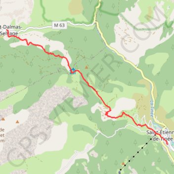 Itinéraire GR5 J10 St Dalmas St Etienne de Tinée-19472787, distance, dénivelé, altitude, carte, profil, trace GPS