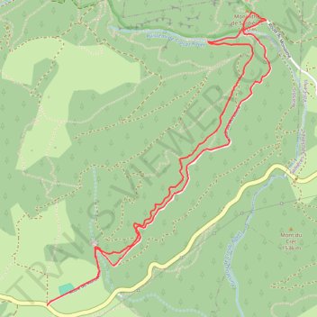 Itinéraire Aussois Monolithe_Aussois_1, distance, dénivelé, altitude, carte, profil, trace GPS