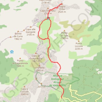 Itinéraire Track no: 1, distance, dénivelé, altitude, carte, profil, trace GPS