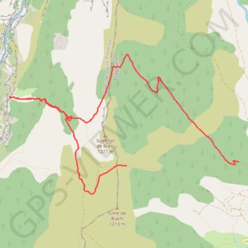 Itinéraire TRIGANCE BELVEDERE D'ENCASTEL COL DE BREIS, distance, dénivelé, altitude, carte, profil, trace GPS