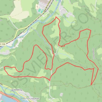 Itinéraire Chemins du Cœur des Vosges - Brouaux, distance, dénivelé, altitude, carte, profil, trace GPS