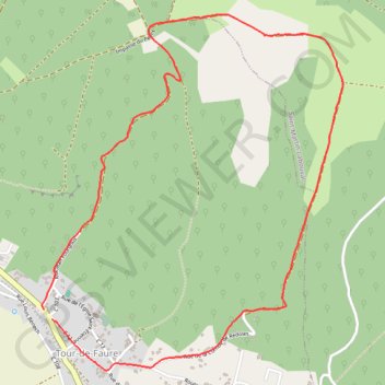 Itinéraire Tour de Faure à Pech Aguliou, distance, dénivelé, altitude, carte, profil, trace GPS