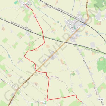 Itinéraire 0811, distance, dénivelé, altitude, carte, profil, trace GPS