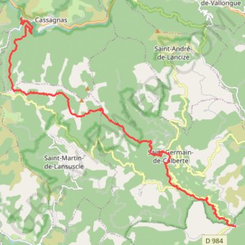 Itinéraire Étape 2 du GR 70, distance, dénivelé, altitude, carte, profil, trace GPS
