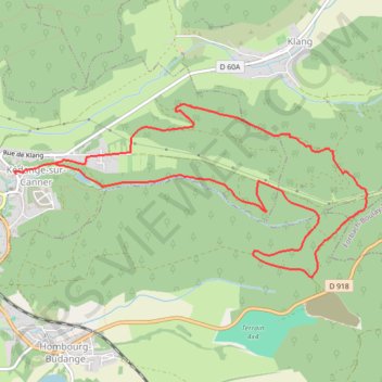 Itinéraire Kédange-sur-Canner,9,6km+200m, distance, dénivelé, altitude, carte, profil, trace GPS
