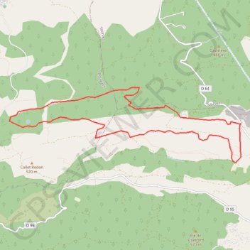 Itinéraire Le grand Godin, distance, dénivelé, altitude, carte, profil, trace GPS