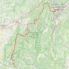 Itinéraire La Traversée du Vercors à pied par le GR®9, distance, dénivelé, altitude, carte, profil, trace GPS