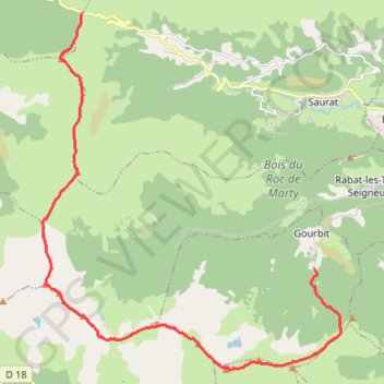 Itinéraire Pic des Trois Seigneurs, distance, dénivelé, altitude, carte, profil, trace GPS