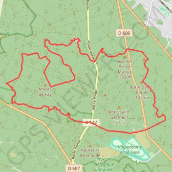 Itinéraire Cuvier Châtillon et Rocher Canon, distance, dénivelé, altitude, carte, profil, trace GPS
