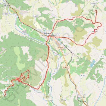 Itinéraire Upaix1, distance, dénivelé, altitude, carte, profil, trace GPS