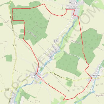 Itinéraire D'un bois a l'autre autour de senot, distance, dénivelé, altitude, carte, profil, trace GPS