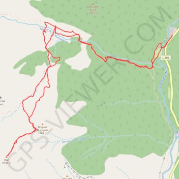 Itinéraire Pic de l'Äut, distance, dénivelé, altitude, carte, profil, trace GPS
