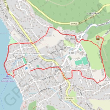 Itinéraire Château de Menthon-Saint-Bernard, distance, dénivelé, altitude, carte, profil, trace GPS