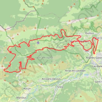Itinéraire Estrem de Salles par Ubac et Adret - 1983 - UtagawaVTT.com, distance, dénivelé, altitude, carte, profil, trace GPS